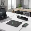 Steckdosenleiste MACLEAN MCE394 B — 3 Steckdosen + 3×USB A, 110–240V, 2,1A USB, 2500W, 1,5 m Kabel, schwarz
