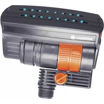 Oszillierender Wassersprinkler Gardena 13050-20 Kunststoff Schwarz Orange