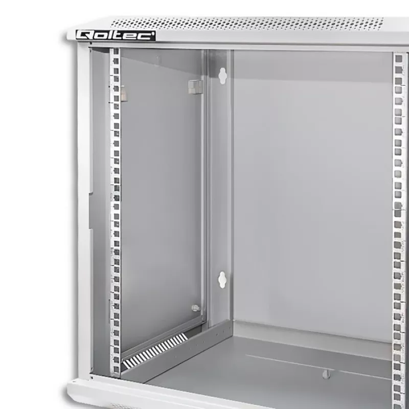Rack-Schrank QOLTEC 19-Zoll 12U Modell 54485 — Netzwerk-/Servergehäuse