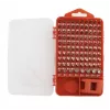 Manuelles Schraubendreher-Set GEMBIRD TK-SD-07 — 90-teilige Kombinationsschraubendreher und Bits, magnetische Spitzen, roter Tragekoffer