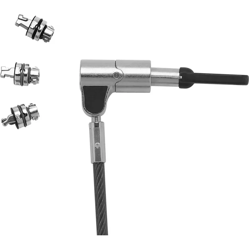 Kabelschloss DICOTA D31700 Schwarz Silber 2 m