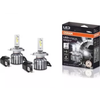 LED-Lampen-Set 2 Stück H19/H4 12V 15W P43T/PU43t-3