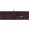 Mechanische Tastatur DEFENDER QUEST GK-596 — RGB-Hintergrundbeleuchtung, Anti-Ghosting, kabelgebunden, kompaktes Layout