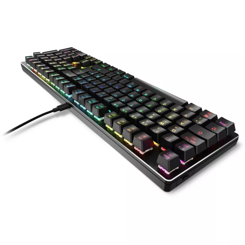 SKILLER SGK36W, Gaming Keyboard schwarz, DE-Layout, Huano Red