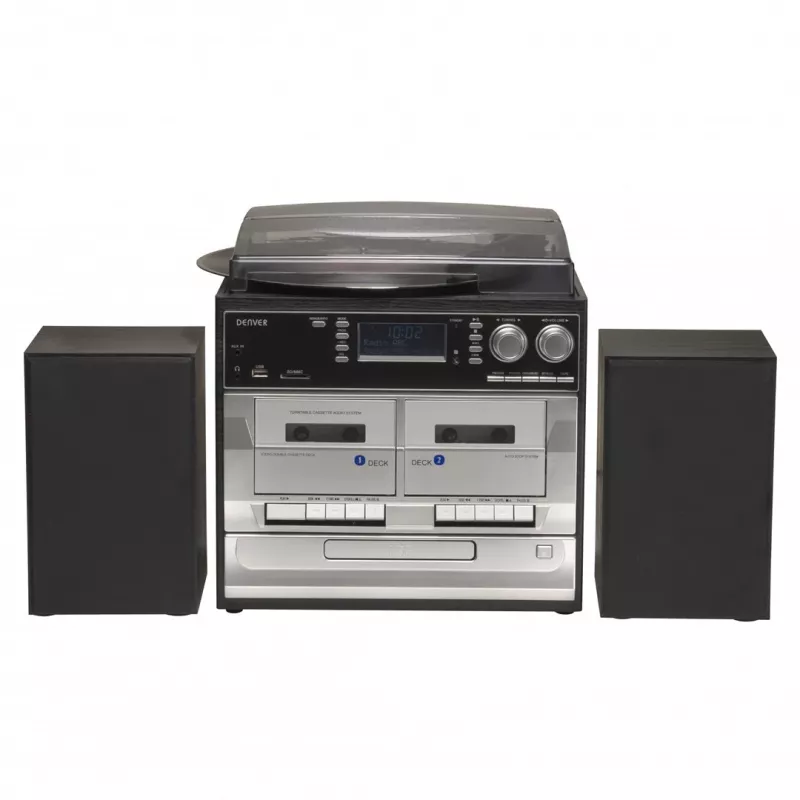 Inter Sales Denver MRD-166 - 6,9 kg - Schwarz - Grau - Persönlicher CD-Player