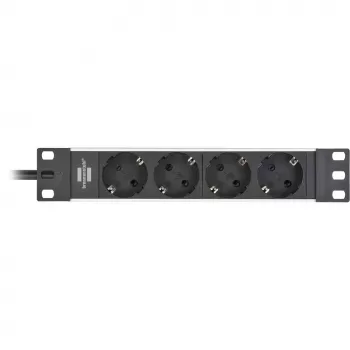 Brennenstuhl 1390007004 Verlängerungskabel 2 m 4 AC-Ausgänge Innenbereich Schwarz - Silber (1390007004)