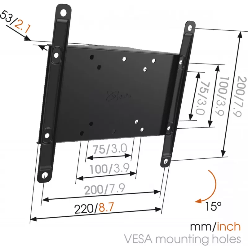 Wandhalterung Vogel's MA2010-A1 Tilt für 26–40 Zoll TVs, max. Gewicht 30 kg, schwarz