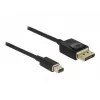 DeLOCK - DisplayPort-Kabel - DisplayPort (M) auf Mini DisplayPort (M) - 2 m - Schwarz - 8K-Unterstützung