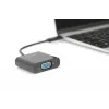 DIGITUS DA-70853 USB-C-auf-VGA-Adapter, Full HD 1080p, schwarz