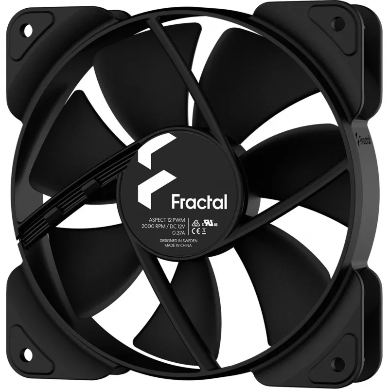 FRACTAL DESIGN Aspect 12 PWM 120-mm-Gehäuselüfter Schwarz