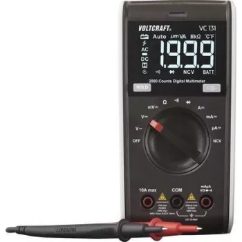 VOLTCRAFT VC131 Hand-Multimeter digital CAT III 250 V Anzeige (Zählungen): 2000 (VC-12232380)