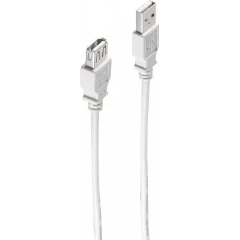 USB-Kabel ShiverPeaks BS77122 USB 2.0 1,8 m Grau