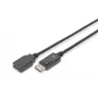 Digitus ASSMANN - DisplayPort-Verlängerungskabel - DisplayPort (M) - DisplayPort (W) - 2 m (DisplayPort 1.2) - vergossen - Schwarz (AK-340200-020-S)