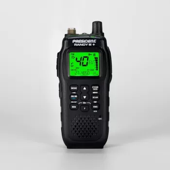 President Randy III Plus ASC AM/FM CB-Portabelradio Schwarz