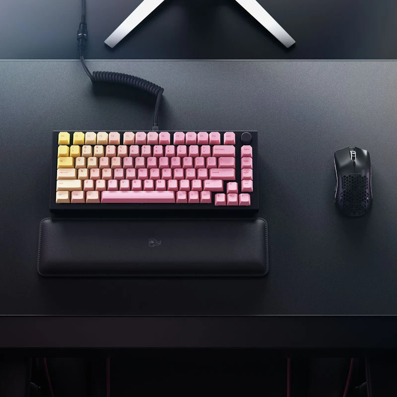Glorious GPBT Pink Grapefruit Forge Tastaturkappen, pink