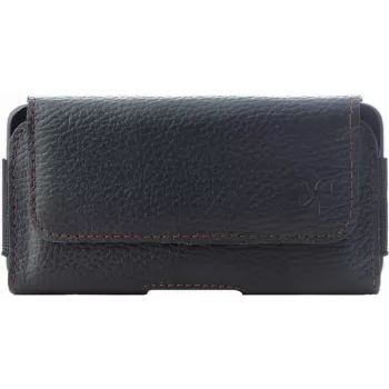 honju horizon Echtleder-Gürteltasche | Apple iPhone | Schwarz | Bulk | HHAPPLE (HHAPPLE)