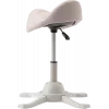 Up Up Toronto ergonomischer Balancesitz Weiß, Elfenbeinstoff, längere Gasfeder