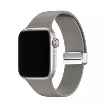 Armband GUAN Premium Plus für Apple Watch 40mm 41mm 38mm 42mm — Grau/Schwarz