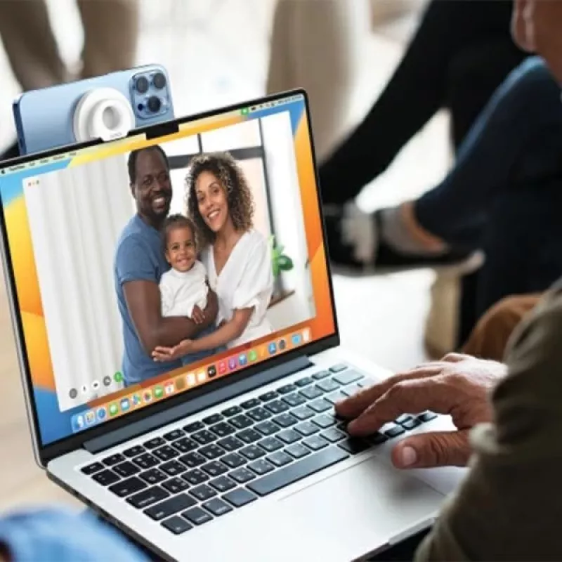 Induktiver Halter für MacBook MagSafe schwarz