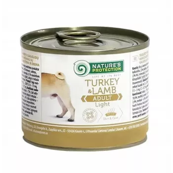 NATURE'S PROTECTION Adult Light Turkey and Lamb - Nassfutter für Hunde - 200 g