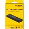 SSD-Gehäuse DeLOCK 42615 Schwarz M.2