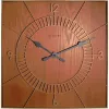 NeXtime Wanduhr 3112br Wood Square, 50x50 cm, Wand, Braun