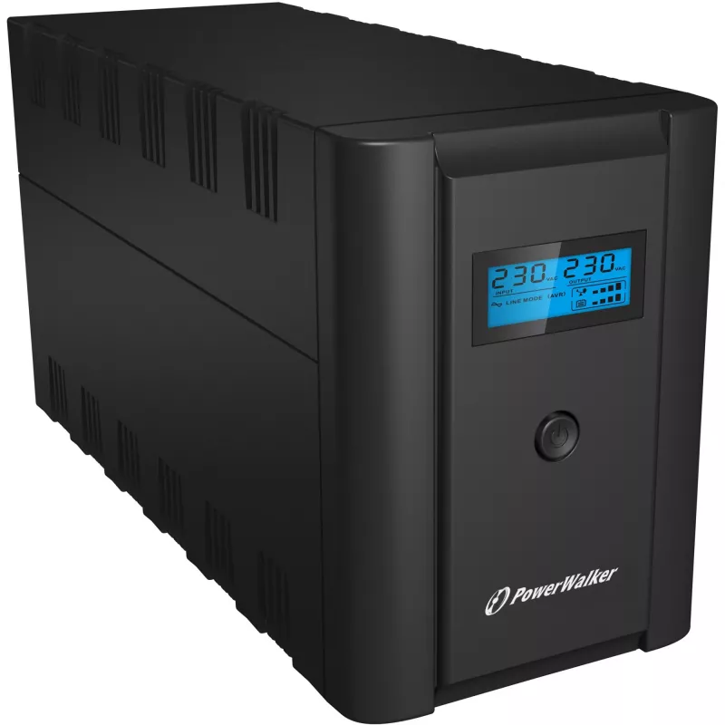 PowerWalker VI 2200 LCD/IEC USV (unterbrechungsfreie Stromversorgung) Line-Interaktiv 2,2 kVA 1200 W 6 AC-Ausgänge