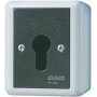 Schlüsselschalter JUNG 806.28 G — 2-polig, kabelgebunden, 250 V AC, 16 A, schwarz/weiß