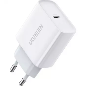 Ugreen USB Power Delivery 3.0 Quick Charge 4.0+ 20W 3A Netzteil (weiß)