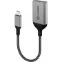 ALOGIC Ultra Series Charging Combo Adapter - USB-Adapter - 24-Pin USB-C (M) auf 24-Pin USB-C (W) - 10 cm - Stromversorgung + Audio über USB, unterstützt Power Delivery 3.0 - Schwarz