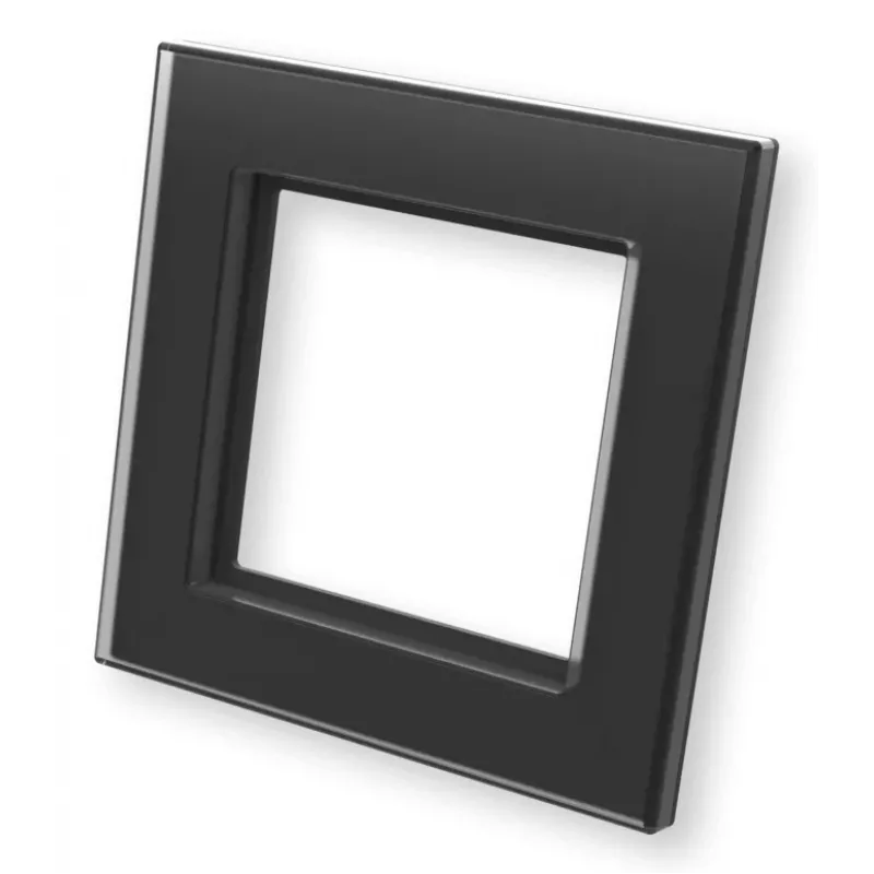 eQ-3 Homematic IP Glasrahmen 1-fach, Schwarz (162148A1)