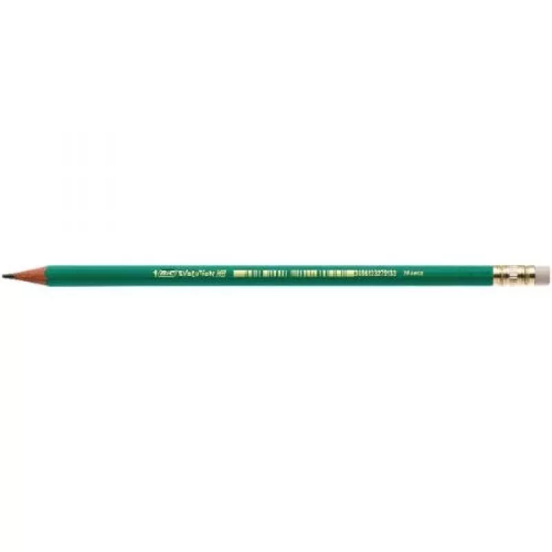 BIC Bleistifte EVOLUTION ORIGINAL mit Radiergummi, HB, 1 Stück 083924