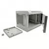 Wandmontierter Schrank DeLOCK 10 Zoll Netzwerkschrank 4U grau