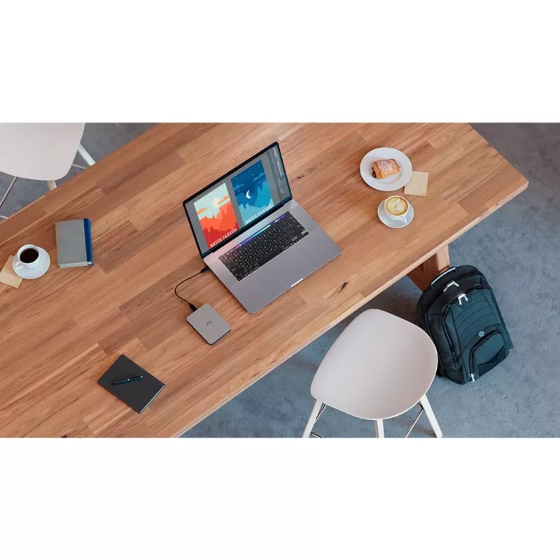LaCie Mobile Drive Secure STLR2000400 - Festplatte - verschlüsselt - 2 TB - extern (tragbar) - USB 3.2 Gen 1 (USB-C Steckverbinder) - Self-Encrypting 