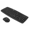Kabelloses Tastatur-Maus-Set Tellur Basic Schwarz – 2,4 GHz, USB-Empfänger, kompaktes Layout