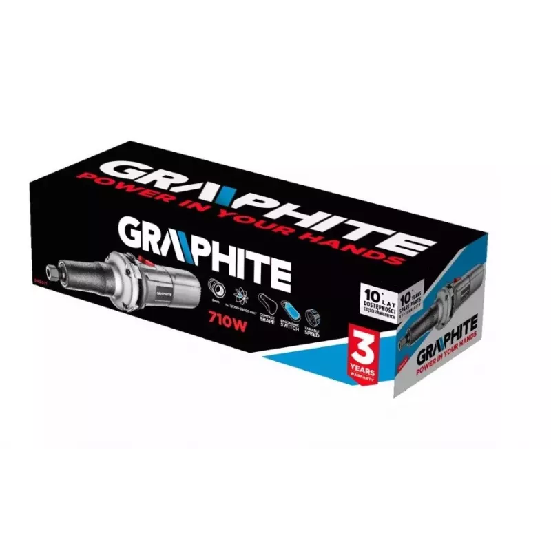 Geradschleifer 710W Graphite 25mm Scheibe