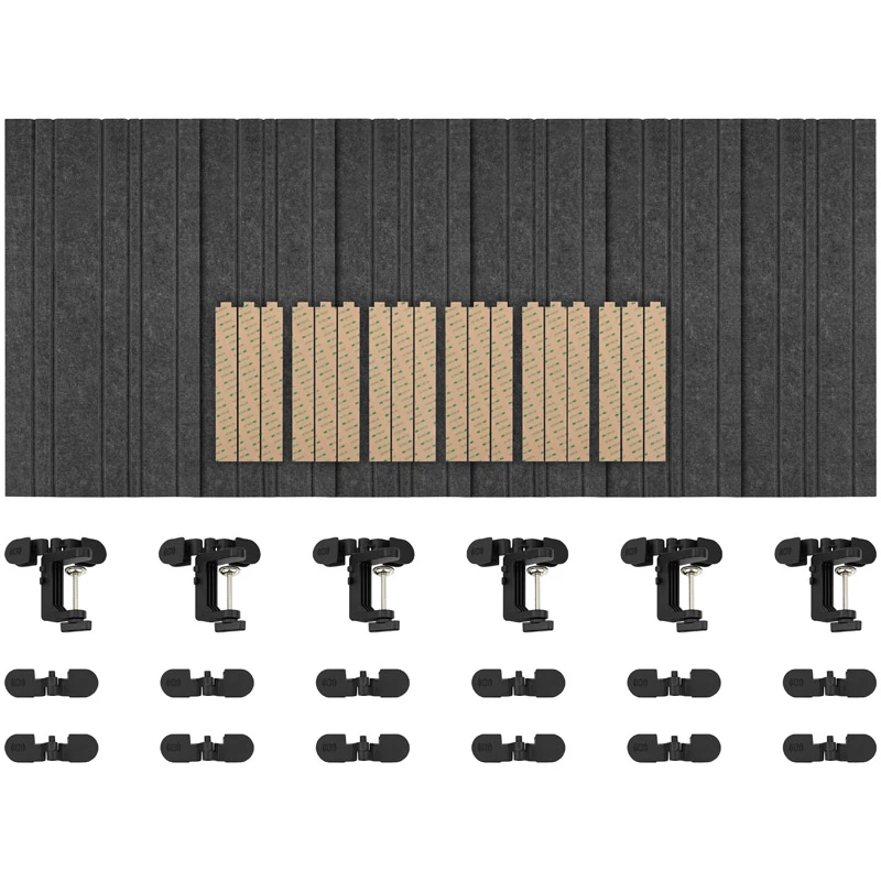 Streamplify ACOUSTIC PANEL - 6-Pack, grau