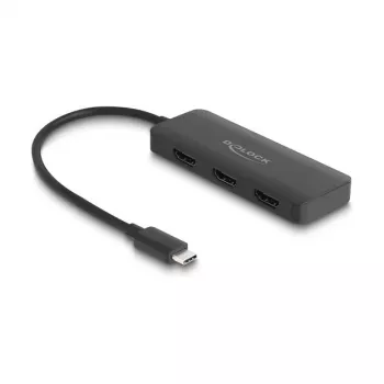 DeLOCK USB Type-C Splitter DP Alt Mode an 3 x HDMI MST 4K 60 Hz