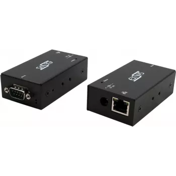 Serieller Geräteserver Exsys EX-6111-2POE Ethernet auf 1×RS-232 mit PoE und 5V/4A Netzteil