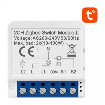 Smart-Schaltermodul Avatto LZWSM16-W2 ZigBee — kein Nullleiter erforderlich, Unterputz-Relay-Modul