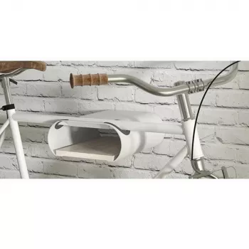 Wandhalter-Fahrradhalterung MACLEAN MC-466 für 2 Fahrräder, platzsparendes Design