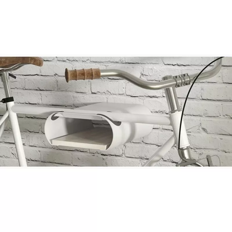 Wandhalter-Fahrradhalterung MACLEAN MC-466 für 2 Fahrräder, platzsparendes Design
