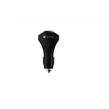 Navitel | Universelles Auto-Splitter-Ladegerät | USP45 SLIM | USB-C Leistung: Bis zu 27 W, 5V - 3,6A; 9V - 3A; 12V - 2,5A; USB-A Leistung: Bis zu 18 W, 5V - 3A; 9V - 2A; 12V - 1,5A | 5 V | Auto C