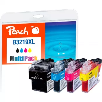 Peach PI500-245 Tintenpatrone 4 Stk. Schwarz, Cyan, Magenta, Gelb