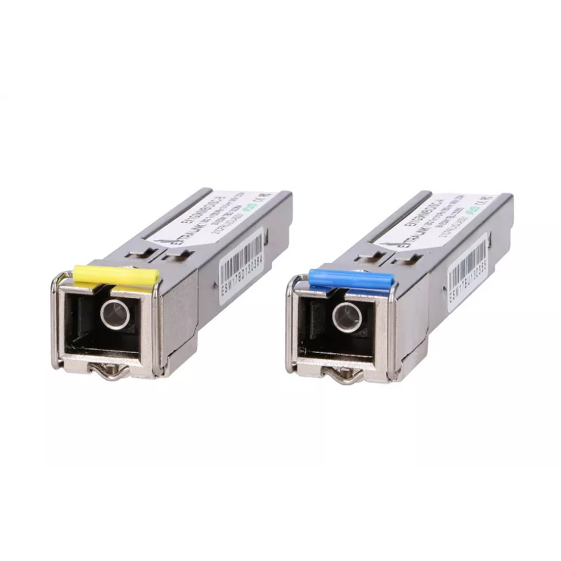 SFP WDM Glasfaser-Transceiver-Paar Extralink 1,25G 1310/1550 nm Singlemode 3 km SC DOM