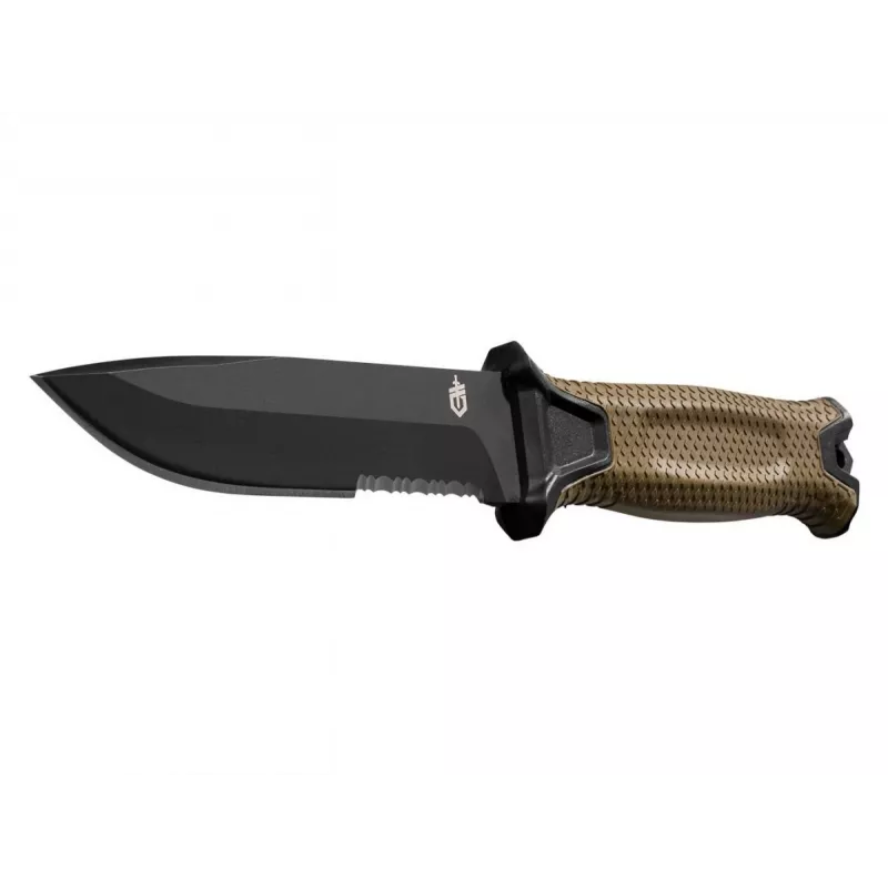 Überlebensmesser GERBER Strongarm Fixed Serrated Coyote
