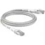 Patchsee ThePATCHCORD RJ45 Patchkabel Cat. 6A, U/UTP, extra-dünn, Grau, 0,6 m (TPC-LG-U/2)