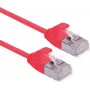 ROLINE GREEN U/FTP Patchkabel Cat.6A (Klasse EA), LSOH, schlank, Rot, 1 m (21.44.3313)