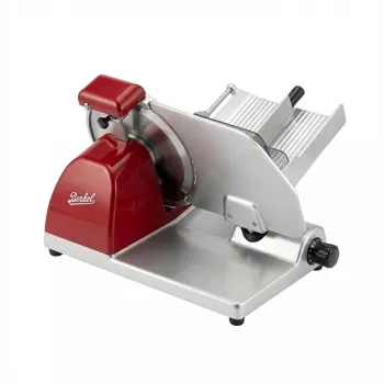 Berkel Homeline HL PLUS 200 rot elektrische Fleisch- und Aufschnittschneidemaschine, 200 mm Klinge, rotes Finish