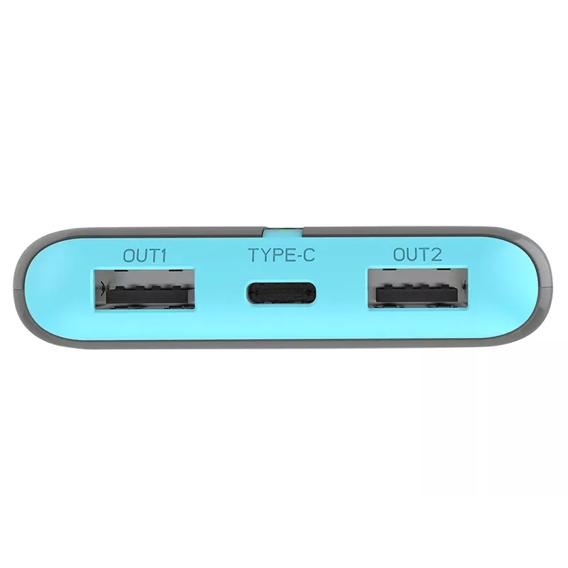 PowerBank EnerGo 10000mAh grau-blau